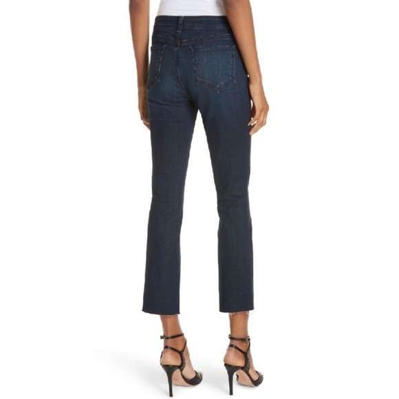 Veronica Beard Carolyn 10” Baby Boot Lace Up Raw Hem Jeans - Picture 3 of 16